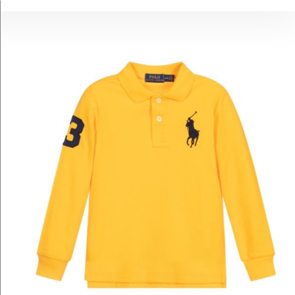 Polo Ralph Laure  Long Sleeve Polo Shirt